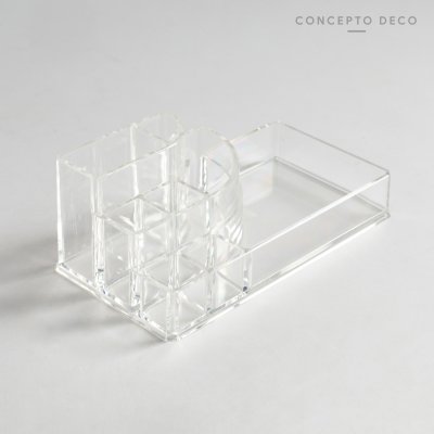 ACRÍLICO ORGANIZADOR COSMÉTICOS 17X6,5CM