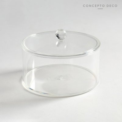 ACRÍLICO ORGANIZADOR COSMÉTICOS 14DIAMX7CM