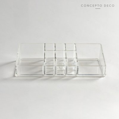 ACRÍLICO ORGANIZADOR COSMÉTICOS 22X8,5X5CM