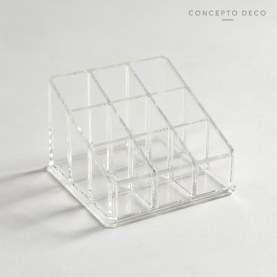 ACRÍLICO ORGANIZADOR COSMÉTICOS 9X6CM