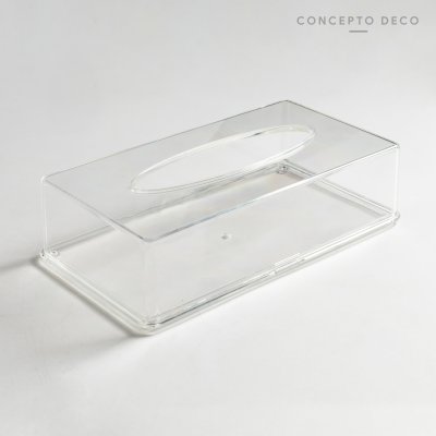 ACRÍLICO ORG PORTA TISSUE GRANDE 25X13X6,5CM