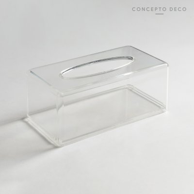 ACRÍLICO ORG PORTA TISSUE MEDIANO 21,5X11X9CM