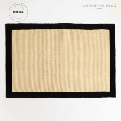 ALFOMBRA INDIA YUTE SISAL CRUDO 60X90CM