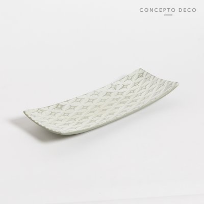 BAN LARISA 34X13CM VERDE CLARO