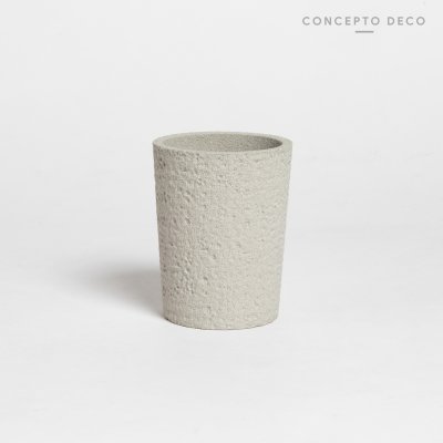 PORTACEPILLO CEMENTO ROCA GRIS 9,5X6,5CM