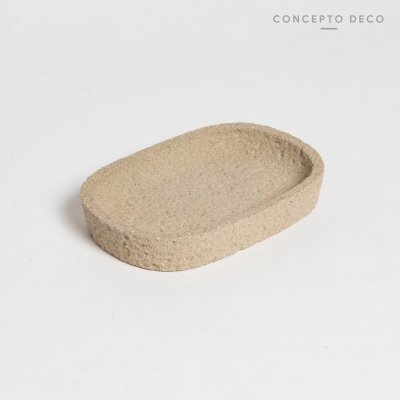 JABONERA CEMENTO ROCA ARENA 12X8CM