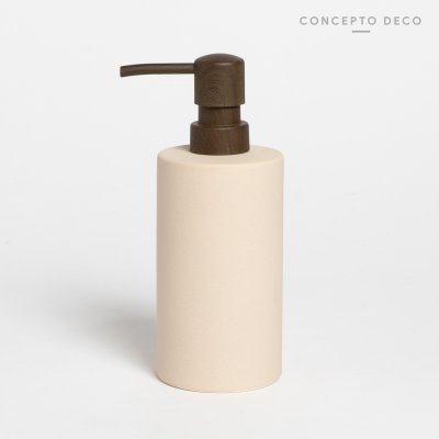 DISPENSER CERÁMICA CEMENTO 18X6CM