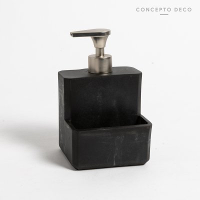 SET DISHES/HANDS MÁRMOL NEGRO 4,5X7CM