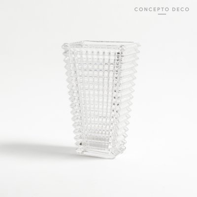 FLORERO VIDRIO LUXURY CRISTAL 29X15 CM