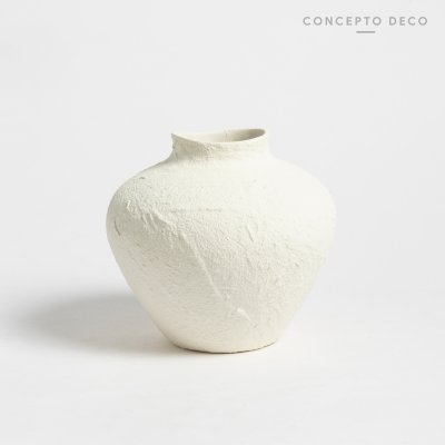 FLORERO CERAMICA TARQUINI TIZA 18,5X8,5CM