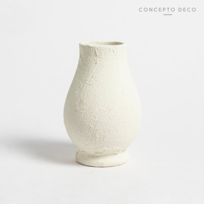 FLORERO CERAMICA TARQUINI TIZA 19,5X9CM