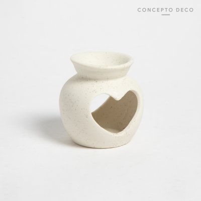 HORNO DIFUSOR CORAZON BLANCO 6X8CM