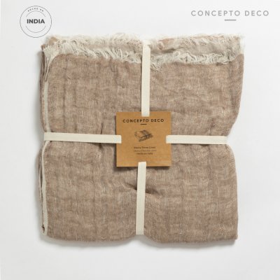 MANTA SOFÁ INDIA ODISHA LINO VISÓN 130X170CM