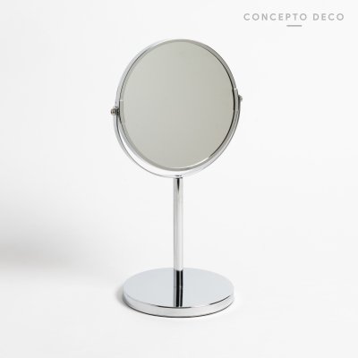 ESPEJO CROMADO 17DIAM ALTURA TOTAL 35CM AUMENTO 5X