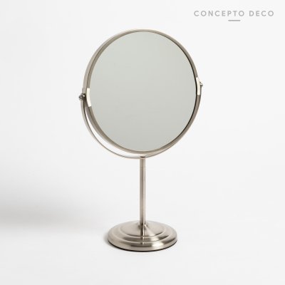 ESPEJO CROMADO 20DIAM ALTURA 35,5CM AUMENTO 5X