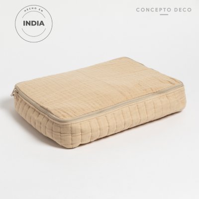ORG PAMUK CIERRE BEIGE 39X27CM