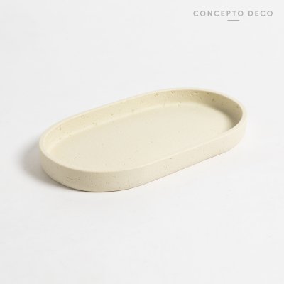 BANDEJA SIMIL PIEDRA ARENA 22,5CM
