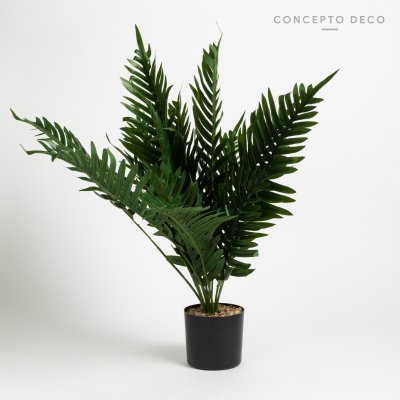 PLANTA ARTIFICIAL CON MACETA ARECA GRANDE 60CM