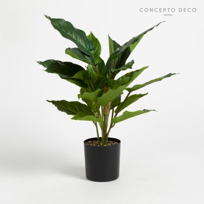 PLANTA ARTIFICIAL C/ MACETA SPATHIPHYLLUM 37CM