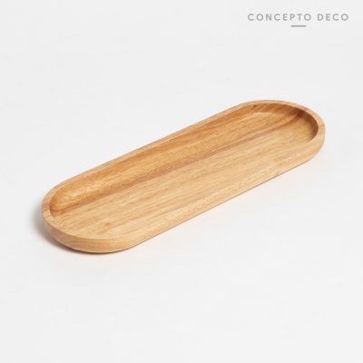 BANDEJA OVAL ROBLE 30CM