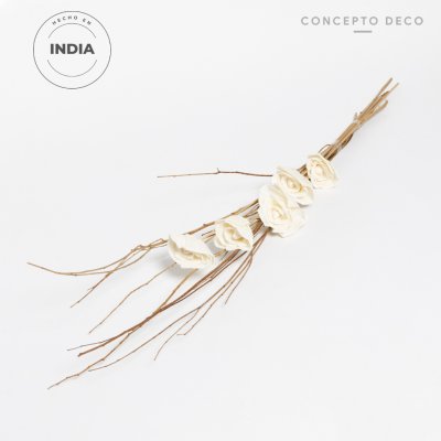 FLORES SECAS BOUQUET ROSARIO 76CM