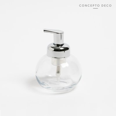 DIS VIDRIO Y SILVER BAJO TRANSP - JABON ESPUMA