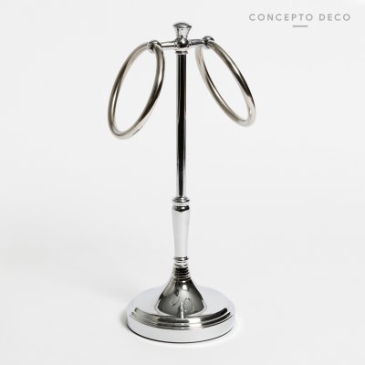 TOALLERO AROS CROMADO PLATA 34CM