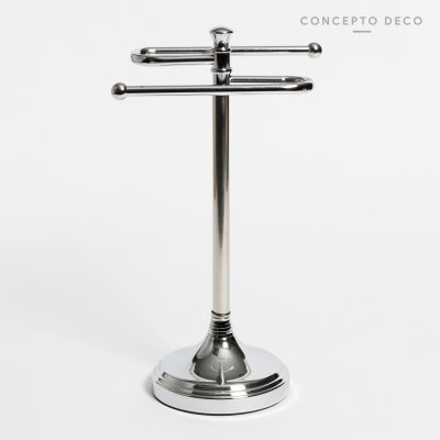 TOALLERO BRAZOS CROMADO PLATA 36CM